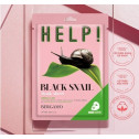 Маска для лица с экстрактом черной улитки Bergamo Help Mask Pack Black Snail 25ml, фото 4 Маска для лица с экстрактом черной улитки Bergamo Help Mask Pack Black Snail 25ml, фото 4